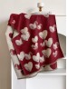 Heart Design Blanket Scarf